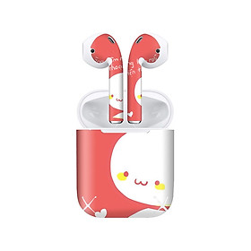 Mua Miếng dán skin chống bẩn cho tai nghe AirPods in hình thiết kế - atk003 (bản không dây 1 và 2)