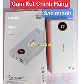 Mua Sạc Dự Phòng Arun FC20P 20000 mAh (PD18W  QC3.0) Sạc Nhanh 2 Chiều Type C  Hàng chính hãng