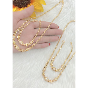 Dây chuyền nữ bi xoàn  mạ vàng 18k MÃ 9079