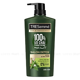 Dầu gội TRESEMME Salon Detox Dưỡng tóc chắc khỏe bóng mượt Gừng và Trà xanh Giúp detox tóc sạch sâu 850g