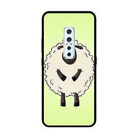 Ốp Lưng in cho Vivo V17 Pro Mẫu Chú Cừu Vui Nhộn - Hàng Chính Hãng