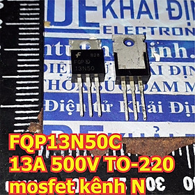 2 con FQP13N50C FQP13N50 13N50 13A 500V mosfet kênh N TO-220 kde6155