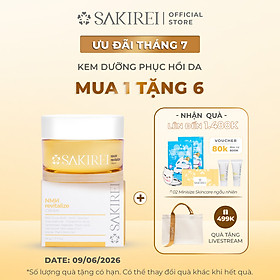 Kem dưỡng ẩm, làm sáng mịn và phục hồi da Sakirei NMN Revitalize Cream 50g