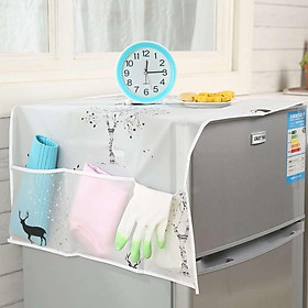 Mua Tấm Phủ Tủ Lạnh Chống Thấm Có Ngăn Để Vật Dụng