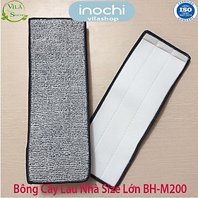 Mua Bộ Cây Lau Nhà Thông Minh Kèm Thùng Vắt 2 Ngăn Sizes Lớn BH-M200 Inochi