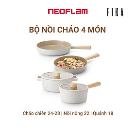 Bộ 4 món Neoflam Fika Hàn Quốc: chảo chiên cạn 24