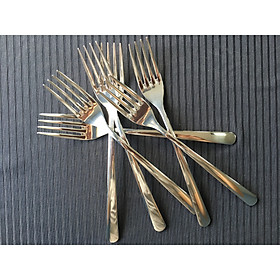 Mua Bộ 6 nĩa/dĩa ăn inox 304 cao cấp  tiện lợi - VTK Table Fork 304