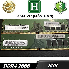 Ram PC 8GB DDR4 bus 2666, ram dùng cho PC, desktop