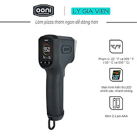 Nhiệt Kế Hồng Ngoại Đo Nhiệt Độ Đá Nướng Pizza Ooni Digital Infrared Thermometer