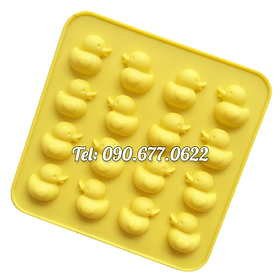 Mua Khuôn silicone làm bánh  rau câu  socola  kẹo dẻo 16 vịt con – Mã số 1473