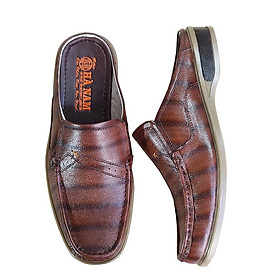 Dép Bít Mũi Nam Da Bò Thật TiTi ĐÔ Cao Cấp GSB20159