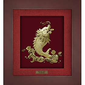 Mua Tranh vàng 24K PRIMA ART Cá Chép Hóa Rồng - Kích thước 20 x 18 cm - CGS-0264-15