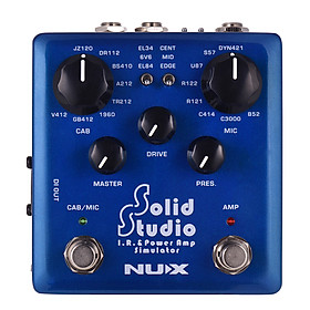 Bộ Điều Chỉnh Hiệu Ứng Âm Thanh NUX Cho Guitar Tích Hợp 8 Lớp Vỏ 8 Mic 3 Ống Amp Điện