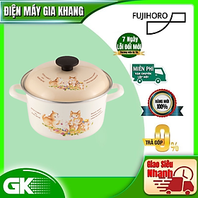 Nồi tráng men cao cấp nhật bản fujihoro kit-1.5