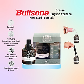 Nước Hoa Ô Tô Cao Cấp Bullsone Grasse Objet English Verbena/White Musk/Berry Blossom (100ml) - Hàng Chính Hãng - Nhiều Hương Lựa Chọn