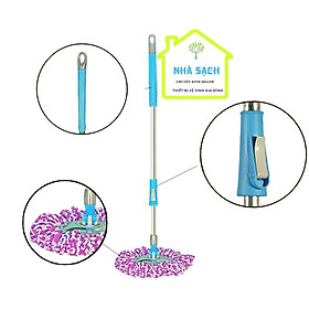 Cây Lau Nhà MegaHome M10 Bàn Inox Siêu Nhẹ Siêu Bền