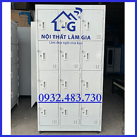 Mua Tủ sắt hồ sơ locker văn phòng 12 cửa sơn tĩnh điện _LGTD12