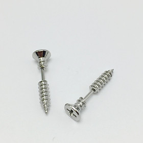 Bông tai nam titan ốc vít nhiều màu độc, lạ, chất