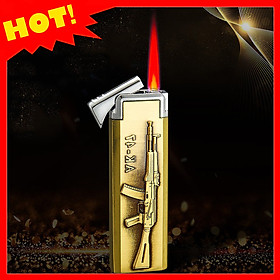 Mua Vỏ Hột Quẹt Bật Lửa Khò Gas 1 Tia Cực Mạnh AK-47 Đẹp Độc Lạ