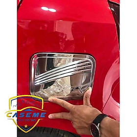 Wigo,Ốp trang trí nắp bình xăng mạ crom xe Toyota Wigo
