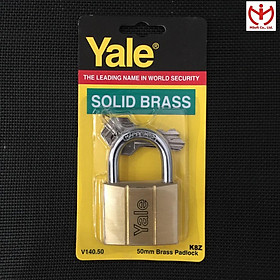 Ổ khóa yale v140.50 thân đồng rộng 50mm - msoft
