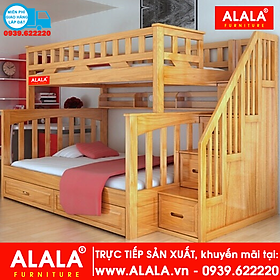 Mua Giường Tầng ALALA103 ( trên 1m4  dưới 1m6 ) - Thương hiệu ALALA- Za.lo: 0939.622220