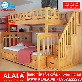 Mua Giường Tầng ALALA103 ( trên 1m2  dưới 1m4 ) cao cấp - Thương hiệu: ALALA - Za.lo: 0939.622220