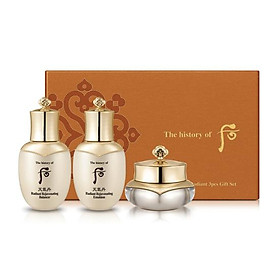 Bộ dưỡng tái sinh da Whoo Cheongidan Radiant 3pcs Gift Set 60ml