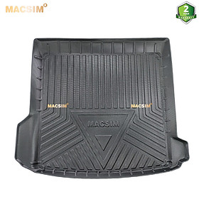 Thảm lót cốp xe ô tô Audi Q8 2018 đến nay  nhãn hiệu Macsim chất liệu TPV cao cấp màu đen