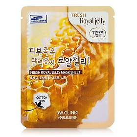Mặt nạ chiết xuất sữa ong chúa 3W Clinic Fresh Royal Jelly Mask Sheet 23g