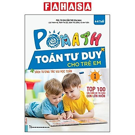 Sách POMath - Toán Tư Duy Cho Trẻ Em 4-6 Tuổi (Tập 1)