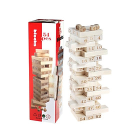 Rút gỗ size lớn 28cm 54 miếng gỗ 54Blocks