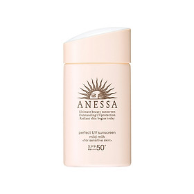 Kem chống nắng dưỡng da dạng sữa dịu nhẹ cho da nhạy cảm và trẻ em Anessa SPF 50+ PA++++ 60ml