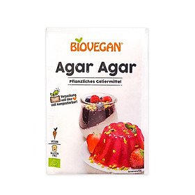 Bột Gelatine và bột rau câu hữu cơ Agar-Agar - Biovegan