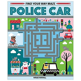 Find Your Way Maze Police Car