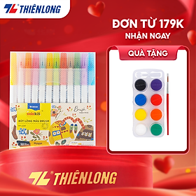 Bút lông 5/12/24 màu Cotton Candy - Hygee - Blooming - Cherry Blossom đầu Brush Thiên Long Colokit