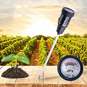 Compact Long Soil pH Moisture Meter Tester Tool 11.6 inches for Farm Indoor
