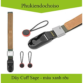 Hình ảnh Dây máy ảnh Peak Design Cuff Wrist Strap Sage (màu xanh rêu), Hàng chính hãng