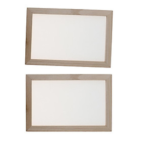 2x Wood Paper Making Mould Frame Screen for Handmade DIY Paper Craft 20x30cm