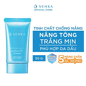 Sữa Chống Nắng Senka Kiềm Dầu, Mịn Lì Cho Da Dầu Perfect UV Milk SPF50+ PA++++ 40ml