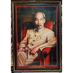 Mua Tranh in dầu  Bác Hồ chụp trong điện kremlin MOSCOVA THÁNG 10-1957