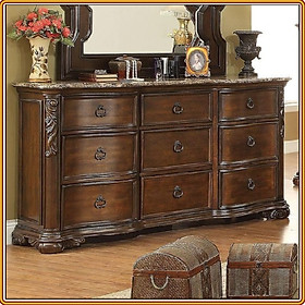 Mua Tủ 9 ngăn kéo Tundo màu nâu mặt đá hoa cương 178 x 51 x 99 cm