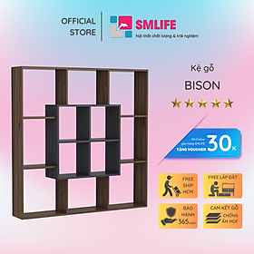 Mua Giá sách bằng gỗ hiện đại đẹp SMLIFE Bison