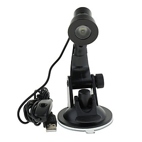 LED Desk Lamp with USB Charging Port, Black, 3W, DC3-5V for Reading Table Light