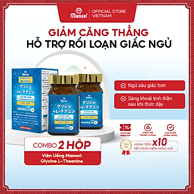 Combo 2 Hộp Viên uống MAMORI Glycine L-Theanine giúp giảm căng thẳng - stress, Hỗ trợ ngủ ngon, ngủ sâu giấc (60 Viên)