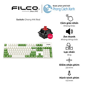 Bàn phím cơ Filco Majestouch Convertible 3 Matcha - Hàng Chính Hãng