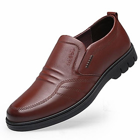 LCRTZKG Giày da nam Loafers Casual Giày thể thao chống trượt Giày đầm nam nhẹ Giày đế bằng thoáng khí Giày thoải mái mùa hè