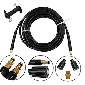 Hình ảnh Review 10M dây phun áp lực nối dài TypeA máy rửa xe Karcher K2 - K7+ kết nối nhanh cao cấp(Hàng OEM)