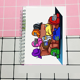 Sổ gáy xoắn Among Us