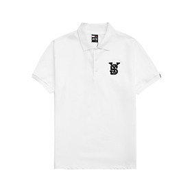 Áo thun polo unisex Local Brand BYS - BYS BASIC LOGO THÊU